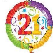 21st Birthday Balloon