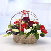 Rose &amp; Freesia Basket