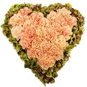Designer Pink Heart Cushion
