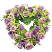 Lilac &amp; Lavender Open Heart