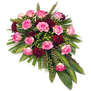 Rose &amp; Carnation Single-Ended Spray