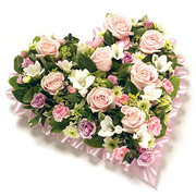 Country Floral Heart