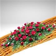 Luxury Red Rose Casket Spray 